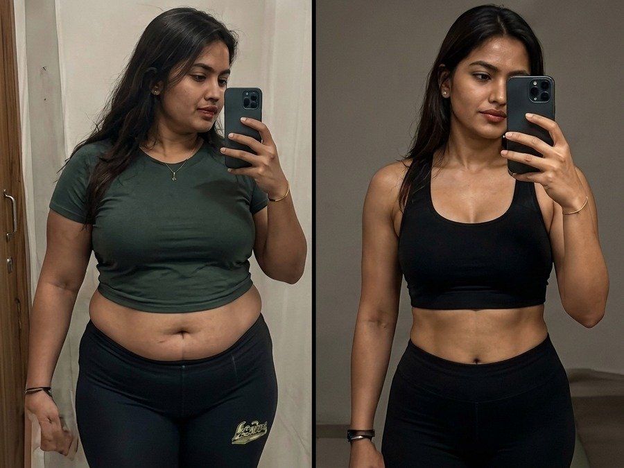 Neha T. Transformation Before and After